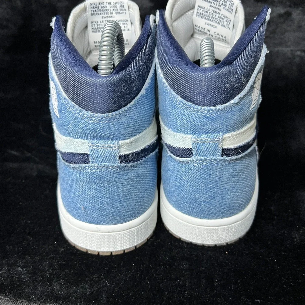 Nike Air‎ Jordan 1 Retro High OG FQ2947-100 Mens US 8 Shoes Blue White Sneakers